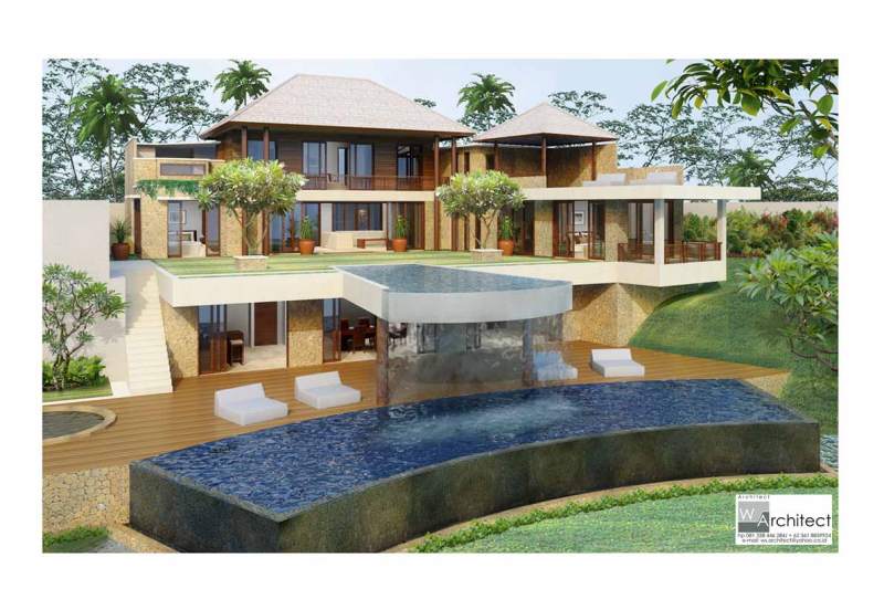 desain villa bali  arsitek rumah  arsitek rumah  minimalis  